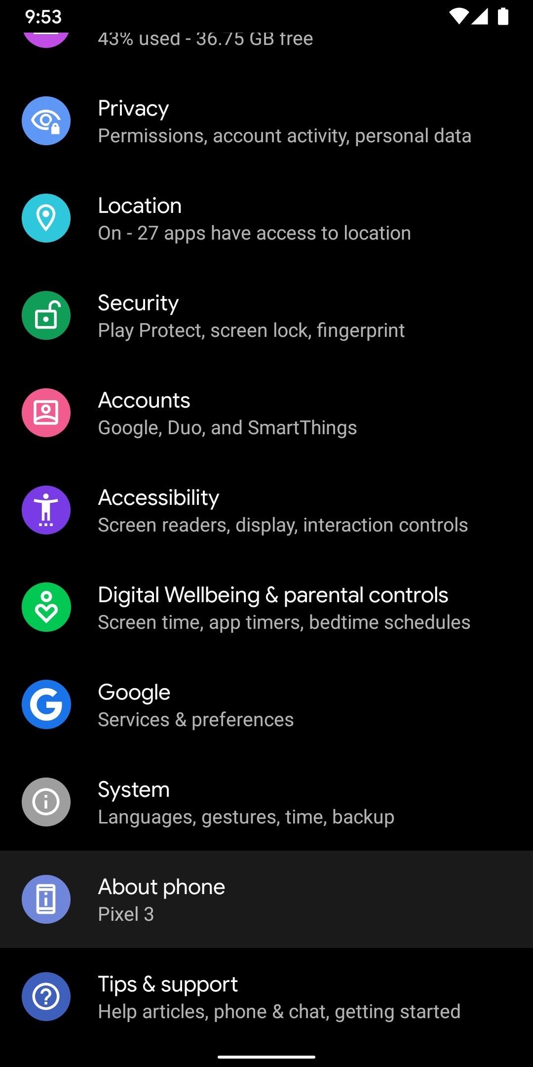 Chủ đề tùy chỉnh trên Google Pixel với Android 10 - dongthoigian