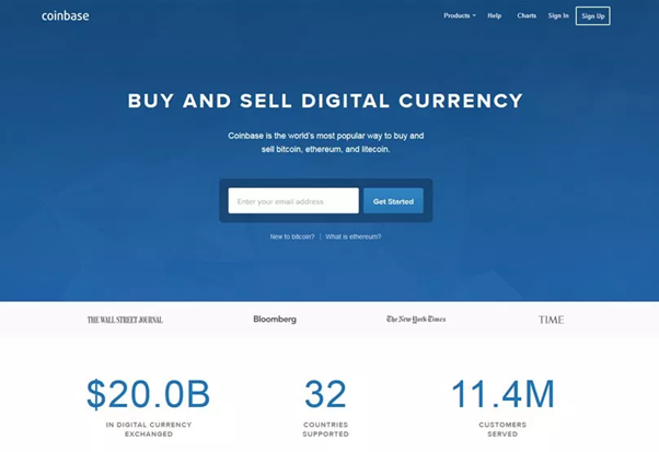 Đăng ký tại Coinbase