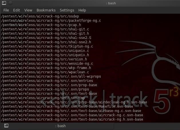 Tìm tệp bằng Cơ sở dữ liệu linux