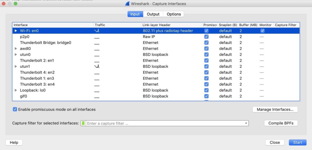 Gián điệp truy cập từ điện thoại thông minh với thủ thuật Wireshark