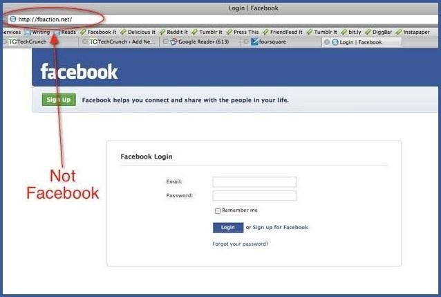 rack facebook password