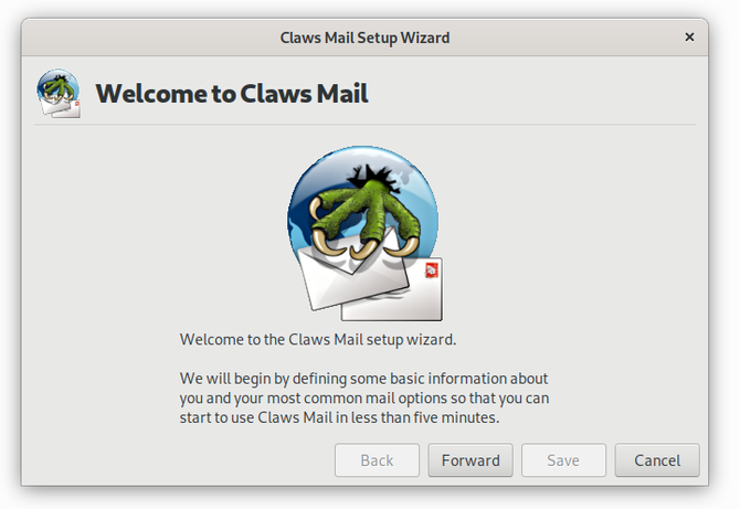 Claws Mail email client trên Linux