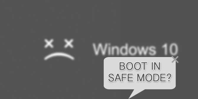 truy cap windowns 10 safe mode