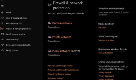 firewall network protection