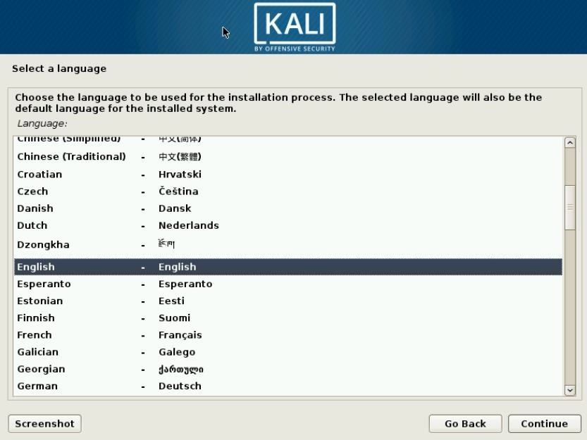 Cài đặt Kali Linux