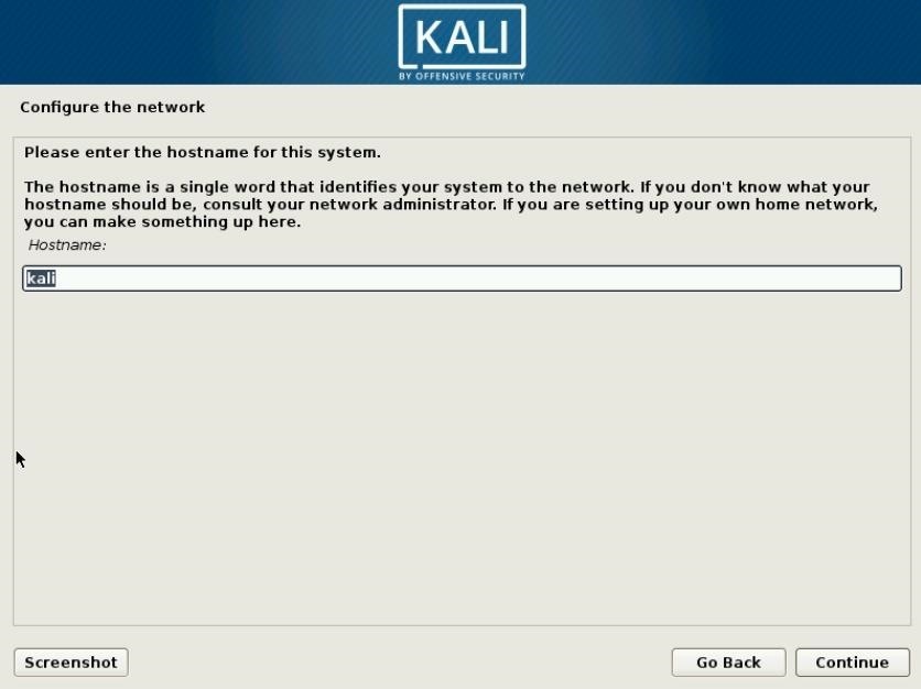 Cài đặt Kali Linux