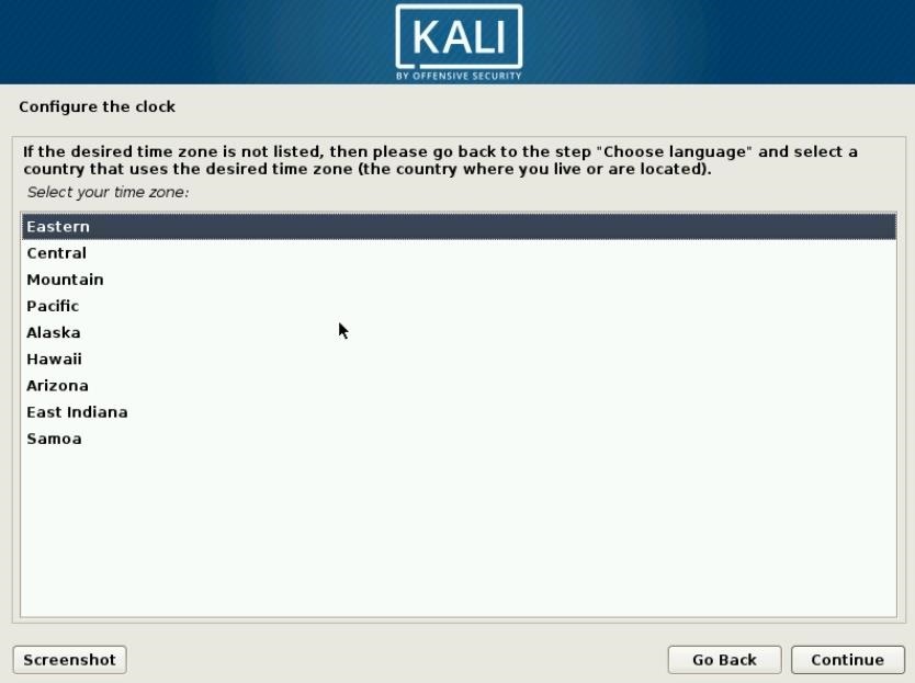 Cài đặt Kali Linux