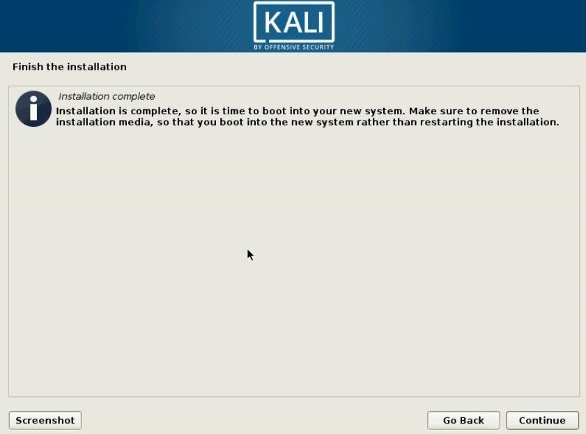 Cài đặt Kali Linux