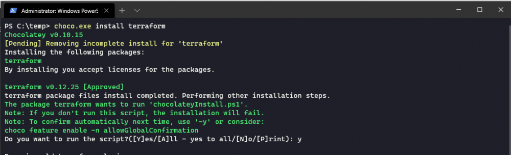 Cài đặt Terraform 