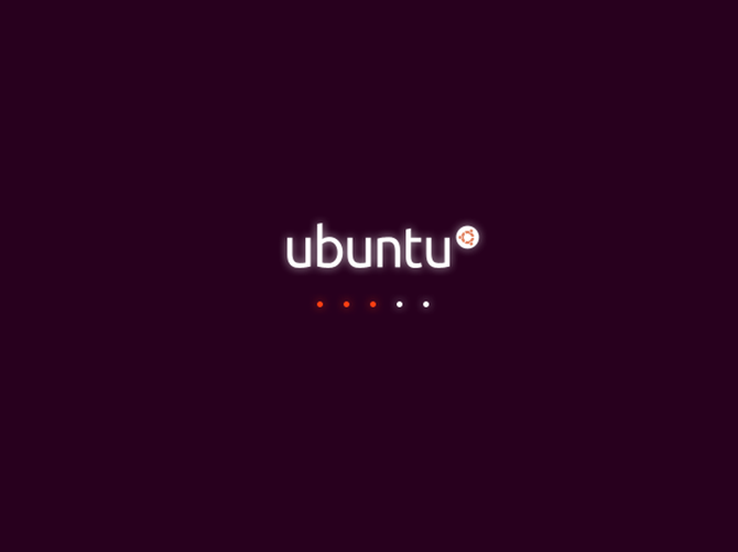 Màn hình giật gân Ubuntu mặc định