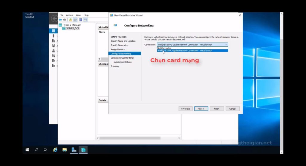 chọn card mạng