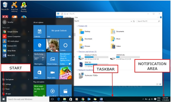 Windows 10 - Kiến thức cơ bản về GUI