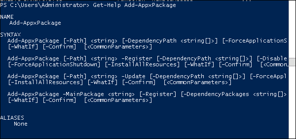 lenh powershell