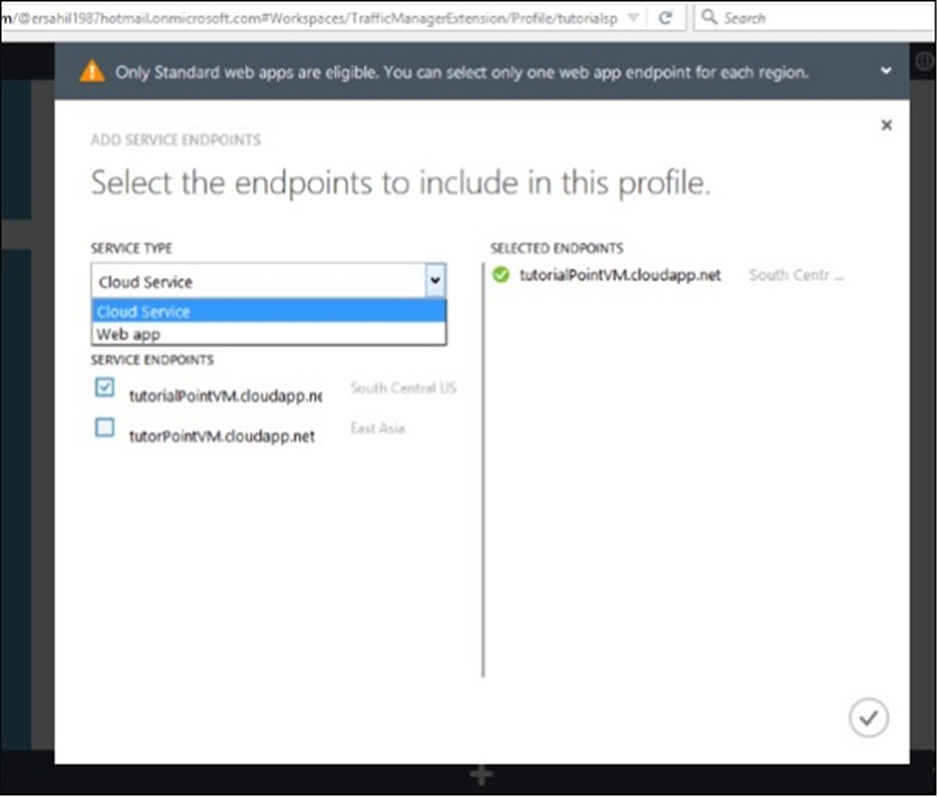 azure endpoints 