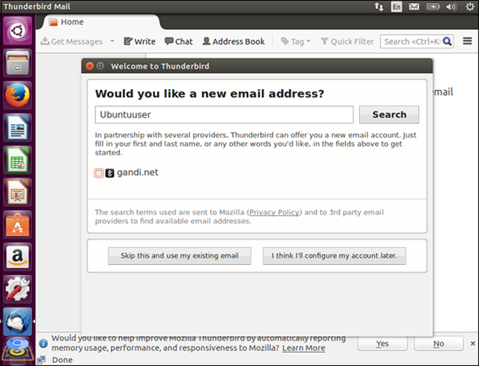 Ubuntu - Email