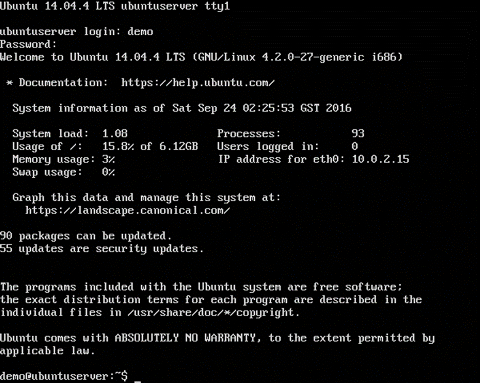 Ubuntu - Cài đặt Máy chủ loginuser và password