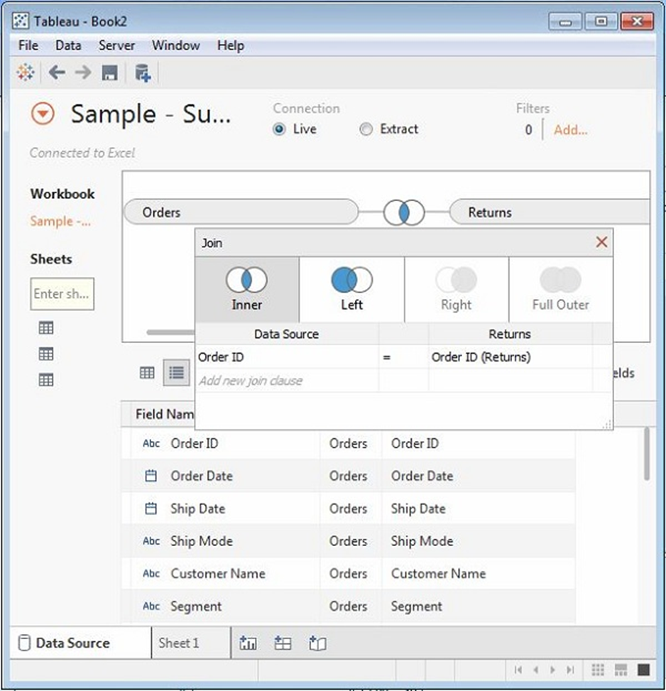 Tableau - Chỉnh sửa siêu dữ liệu 