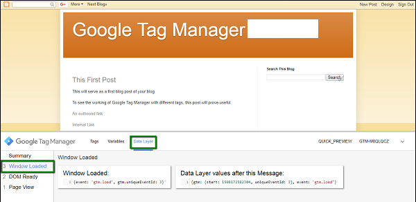 google tag manager