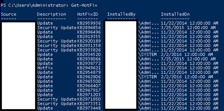 Windows Server 2012 - PowerShell