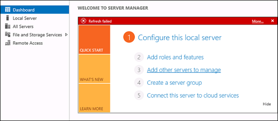 Quản lý từ xa windows server 2012