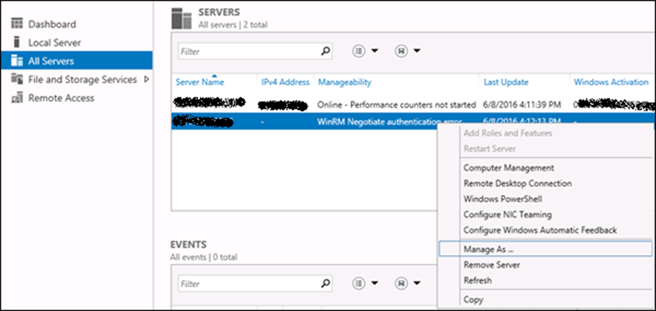 Quản lý từ xa windows server 2012