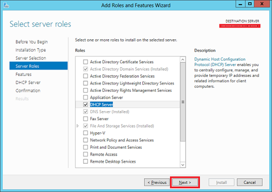 Windows Server 2012 - Vai trò DHCP