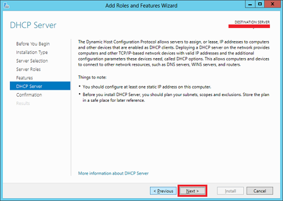 Windows Server 2012 - Vai trò DHCP