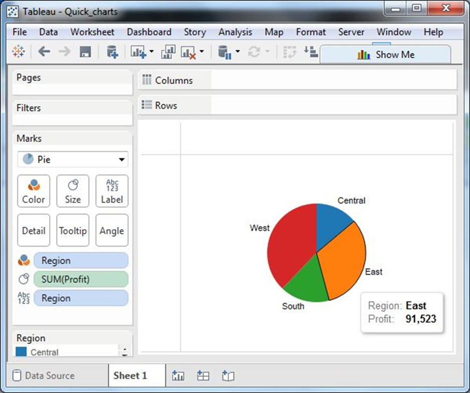 Диаграммы в Tableau. Круговая диаграмма Tableau. Tableau pie Chart. Диаграмма Бублик Tableau.