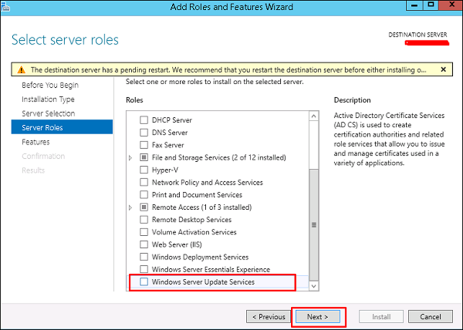 Windows Server Update Services