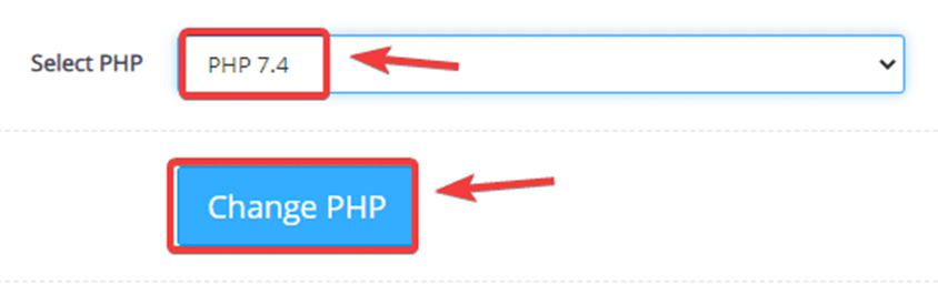 Thay Đổi Phiên Bản PHP Trong CyberPanel
