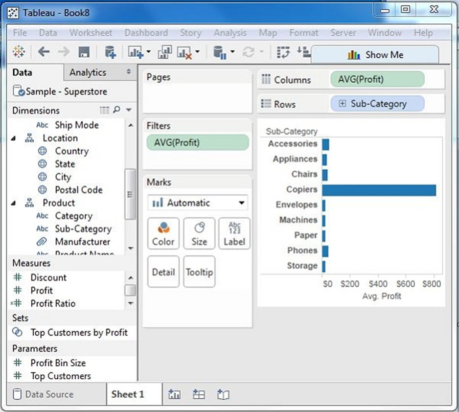 Tableau - Bộ lọc cơ bản