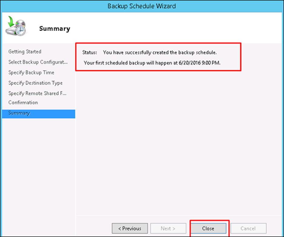 Windows Server 2012 - Quản lý sao lưu 