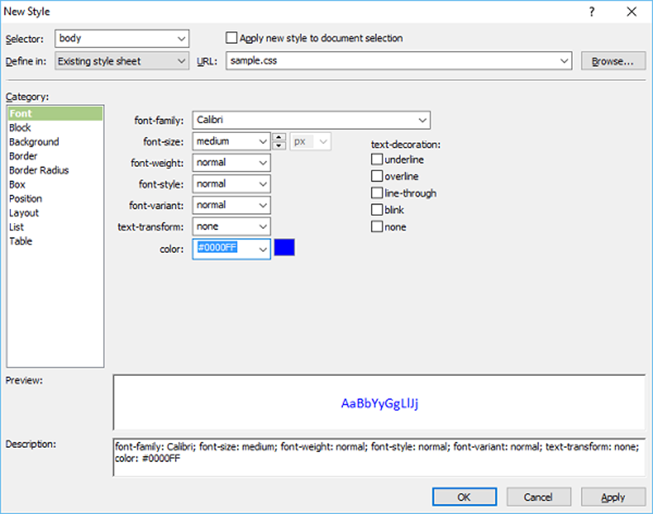 Microsoft Expression Web