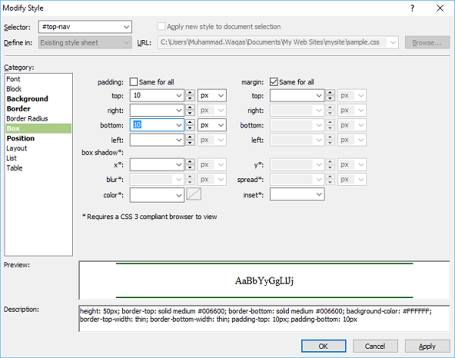 Microsoft Expression Web - HTML Layout