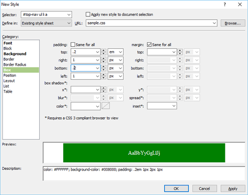 Microsoft Expression Web - HTML Layout