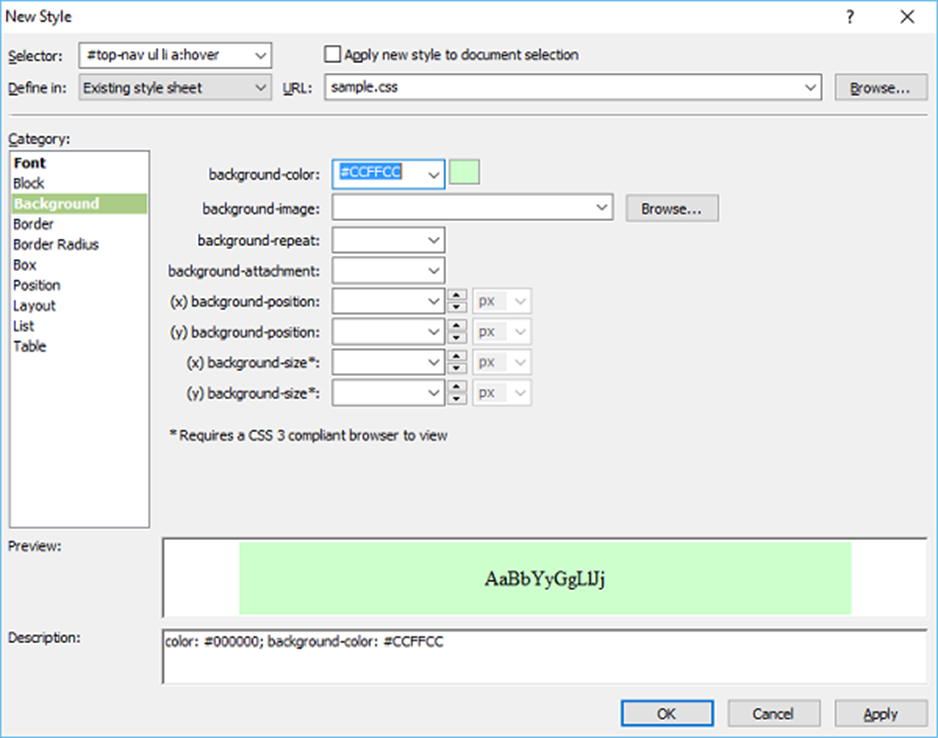 Microsoft Expression Web - HTML Layout