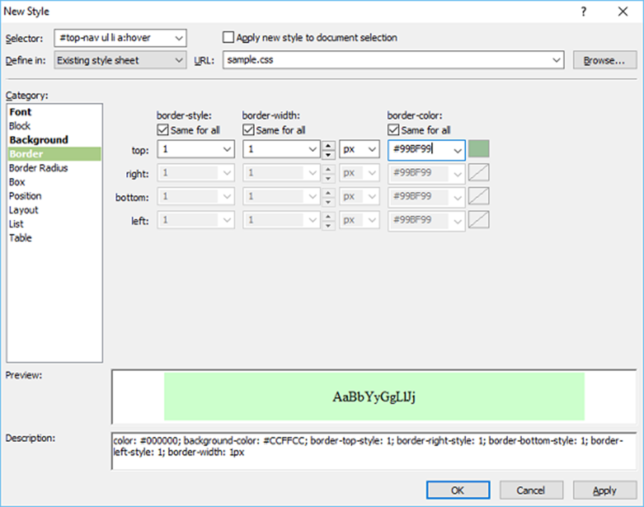 Microsoft Expression Web - HTML Layout