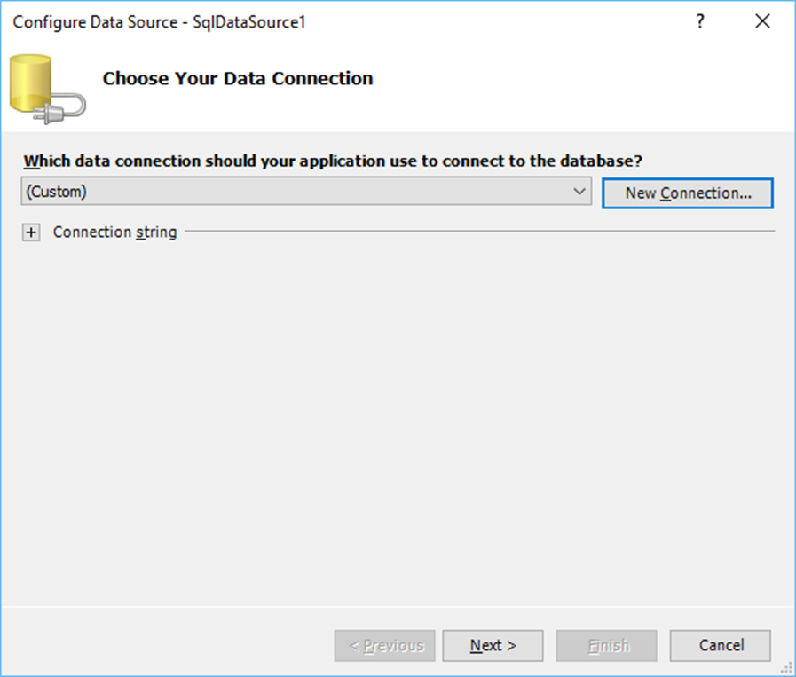 Microsoft Expression Web - Nguồn dữ liệu SQL