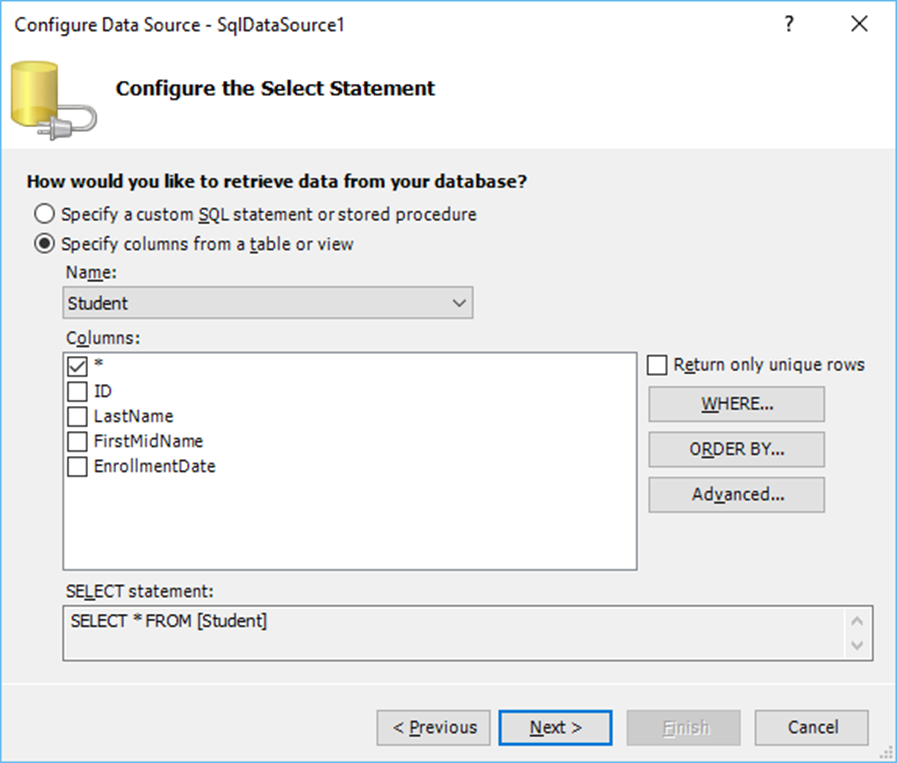 Microsoft Expression Web - Gridview 