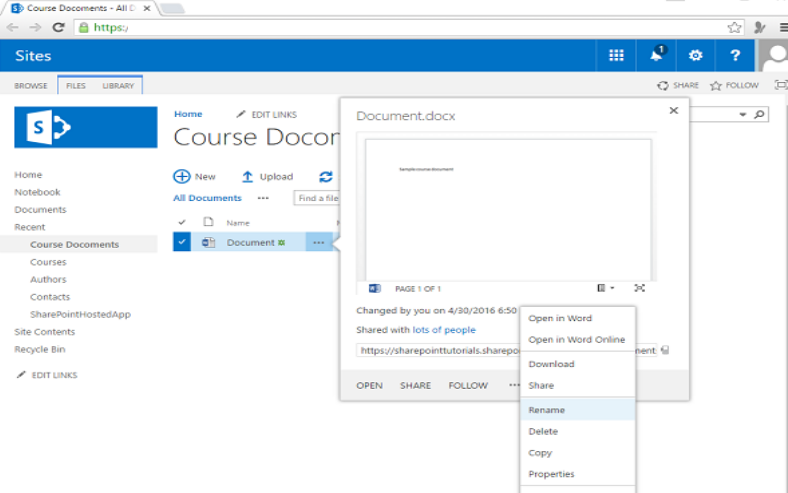 SharePoint - Thư viện 