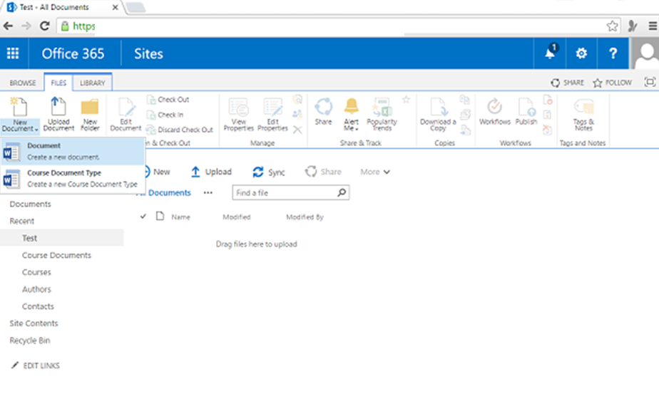 SharePoint - Cột Trang và Loại Nội dung