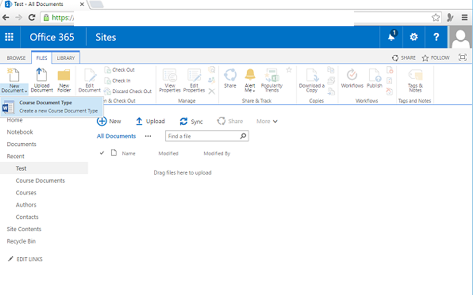 SharePoint - Cột Trang và Loại Nội dung