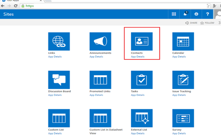 SharePoint - Chức năng danh sách 