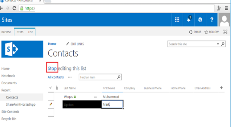 SharePoint - Chức năng danh sách 