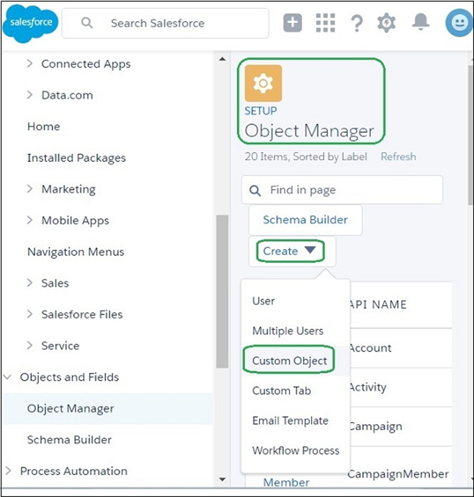 Salesforce - Đối tượng tùy chỉnh