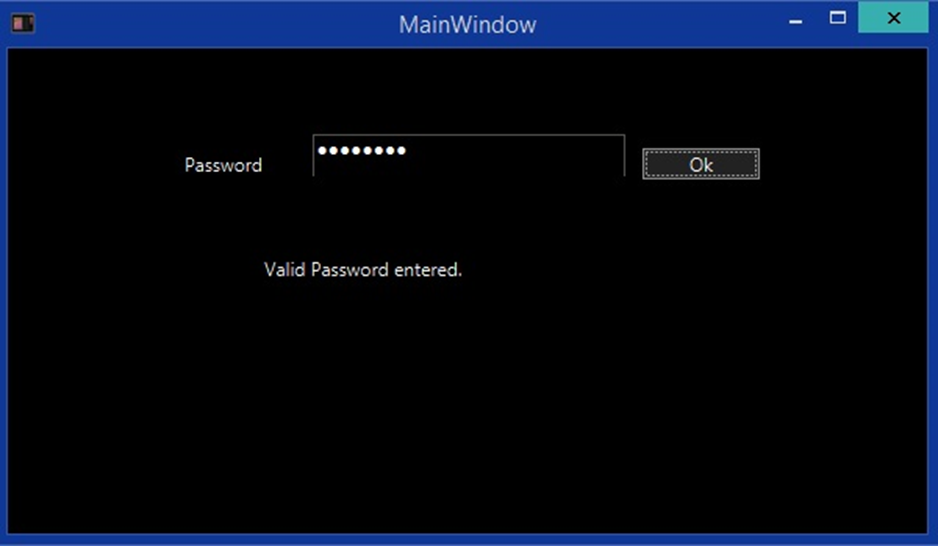 XAML - PasswordBox