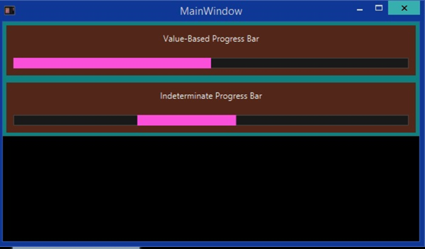 XAML - Thanh tiến trình 