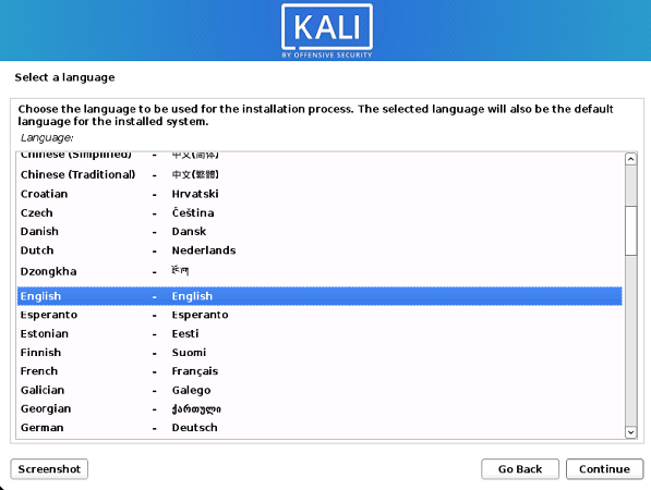 Cài đặt Kali Linux