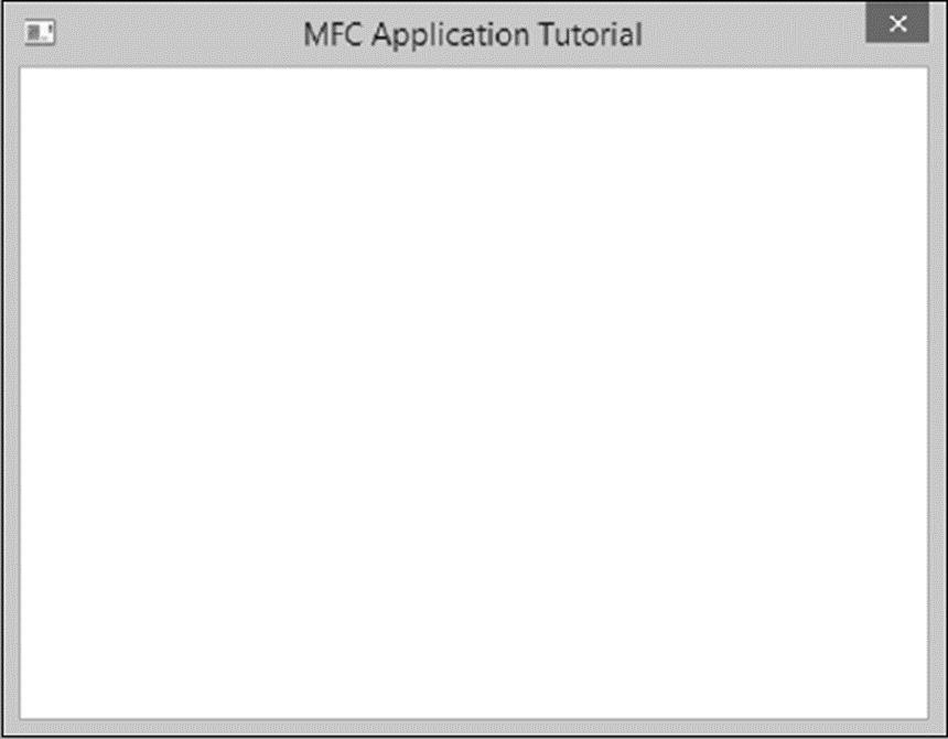 Mfc applications. MFC Window.