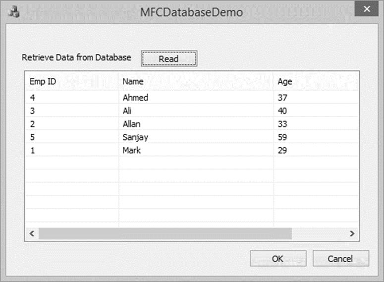 MFC - Các lớp cơ sở dữ liệu